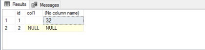 Screenshot dei risultati per le tabelle sottoscrittori.