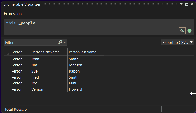 Screenshot del pulsante Copilot per ottenere informazioni su come modificare l'espressione.