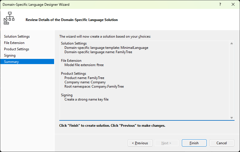 Riepilogo della soluzione DSL