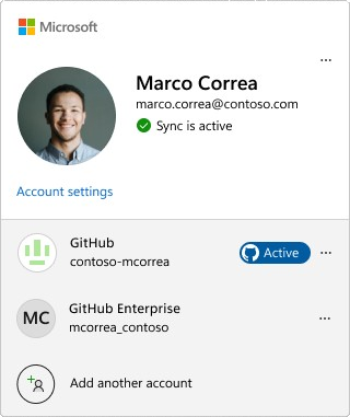 con più account GitHub