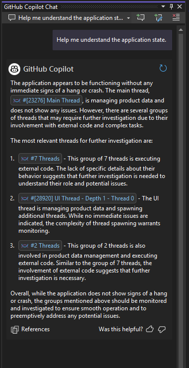 Stack paralleli di Chat copilot