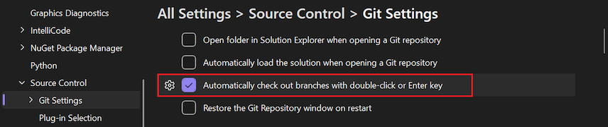 Screenshot dell'opzione 'Estrazione automatica rami con doppio clic o Invio chiave' nel riquadro Opzioni.