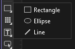 Screenshot che mostra le variazioni dello strumento pannello in Blend per Visual Studio.