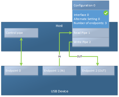 usb pipe e endpoint.