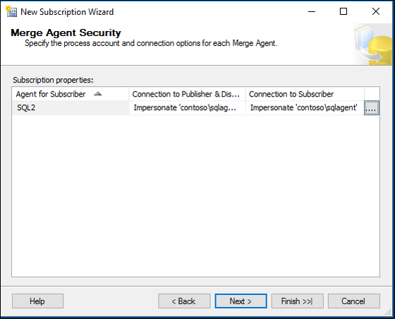 Screenshot che mostra la schermata di sicurezza dell'agente di Merge.