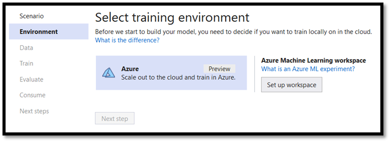 Configurare l'area di lavoro di Azure