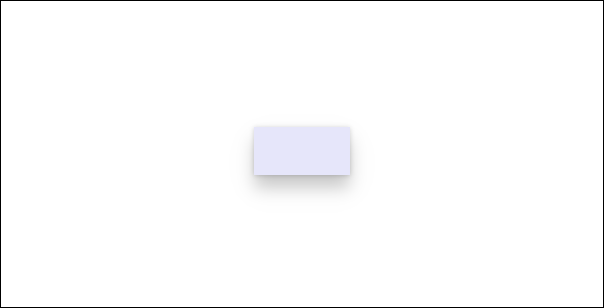 Un singolo popup rettangolare con un'ombreggiatura.