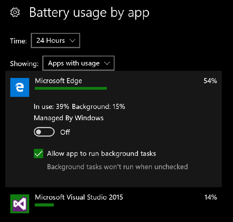 autorizzazioni per le attività in background disattivate