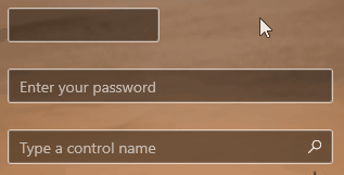 Un altro breve filmato che mostra il comportamento del tema scuro TextBox prima degli aggiornamenti.