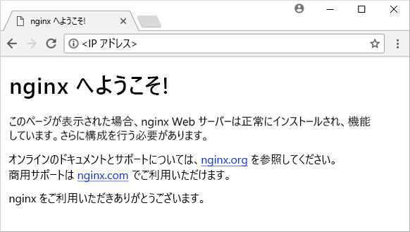 NGINX web site now loads correctly