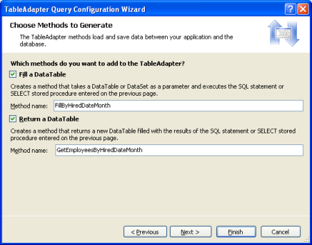 FillBy と GetDataBy よりも適切なメソッド名を選択する