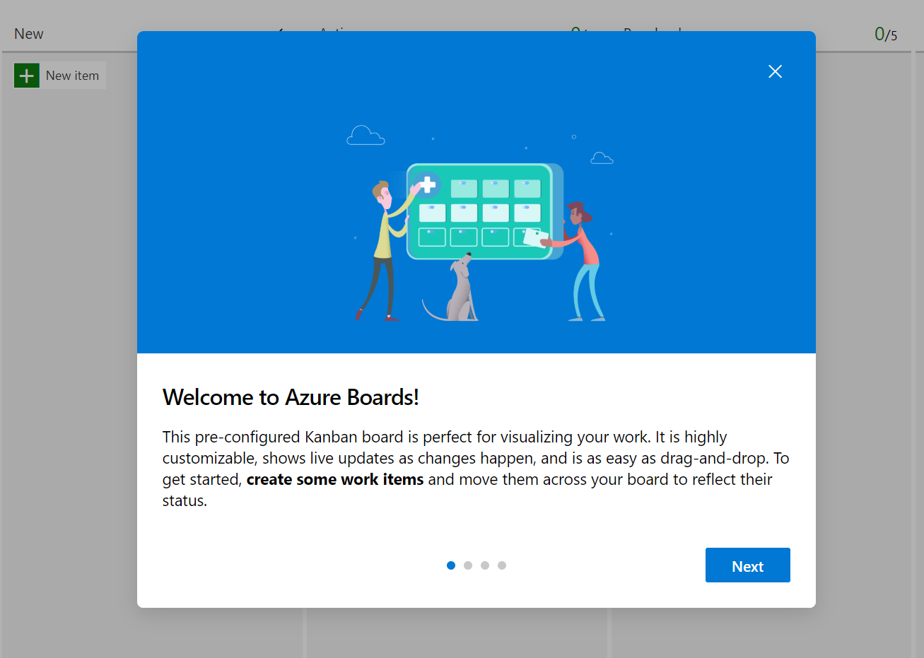 Azure Boards を始めましょう。