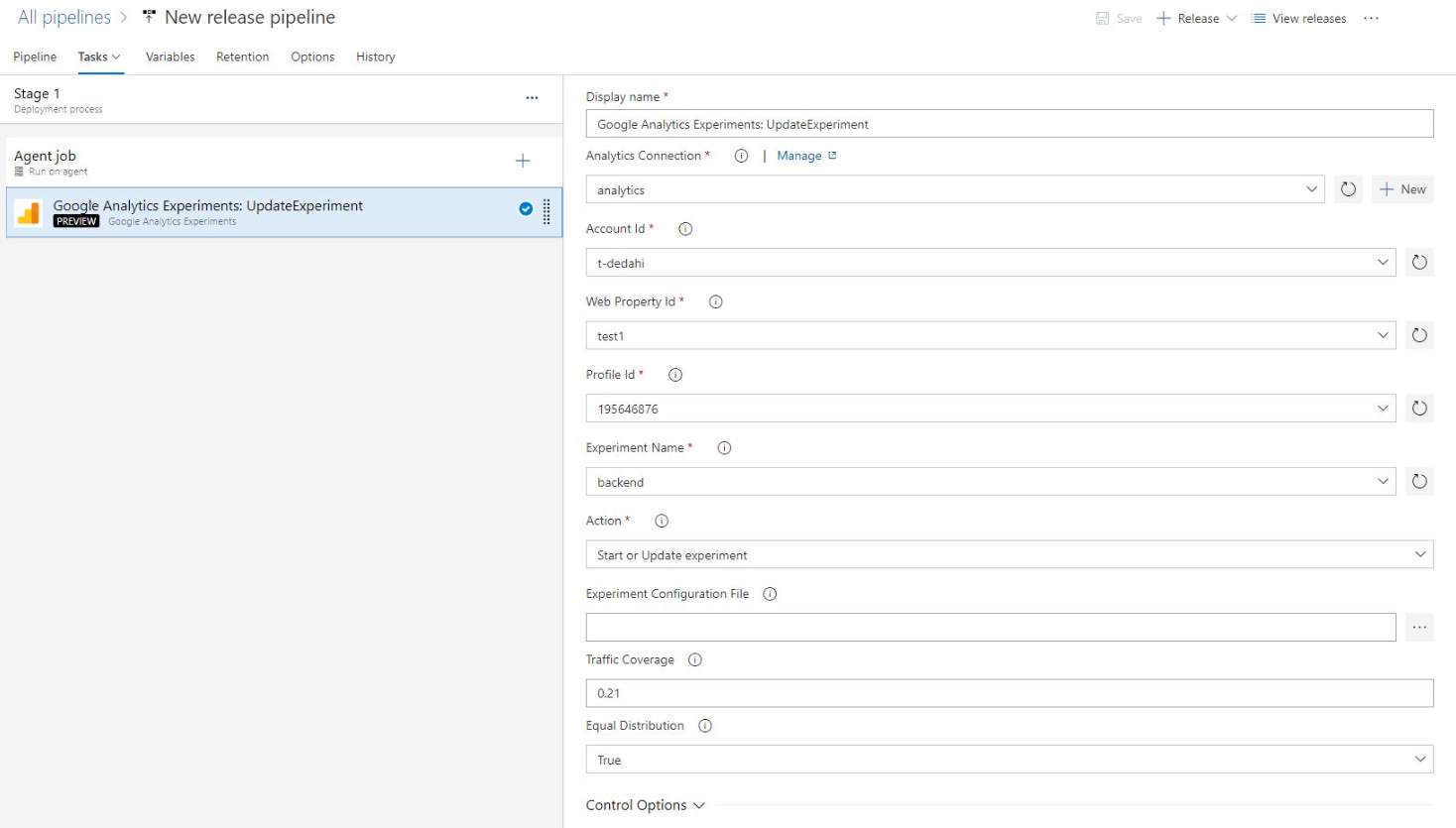 Google Analytics との統合。