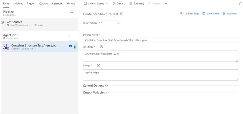 Azure Pipeline でのコンテナー構造テストのサポート。