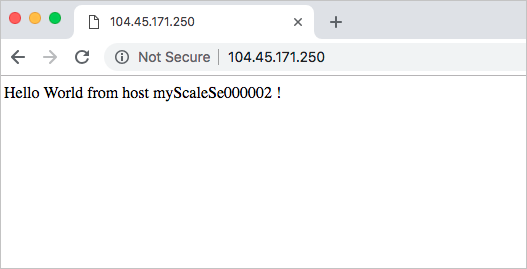 IIS の基本的な Web ページ