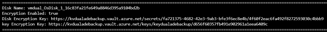 Azure CLI で取得したデュアル パスの VM プロファイル