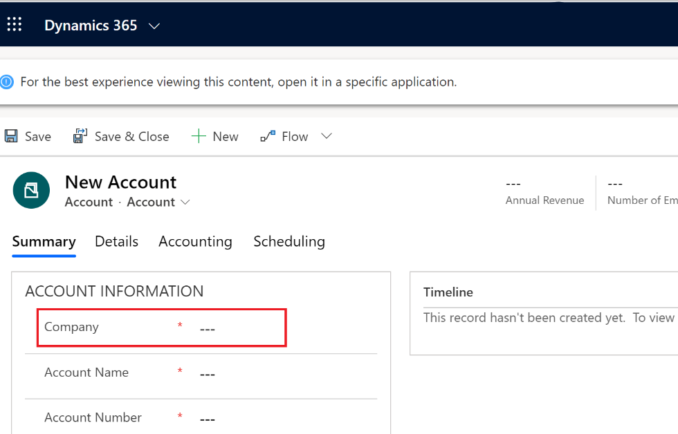 Dataverse 接続の確認のスクリーンショット。