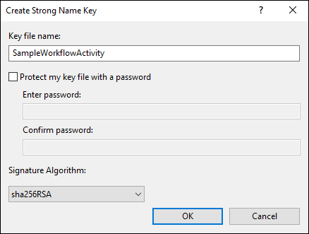 アセンブリに署名します。
