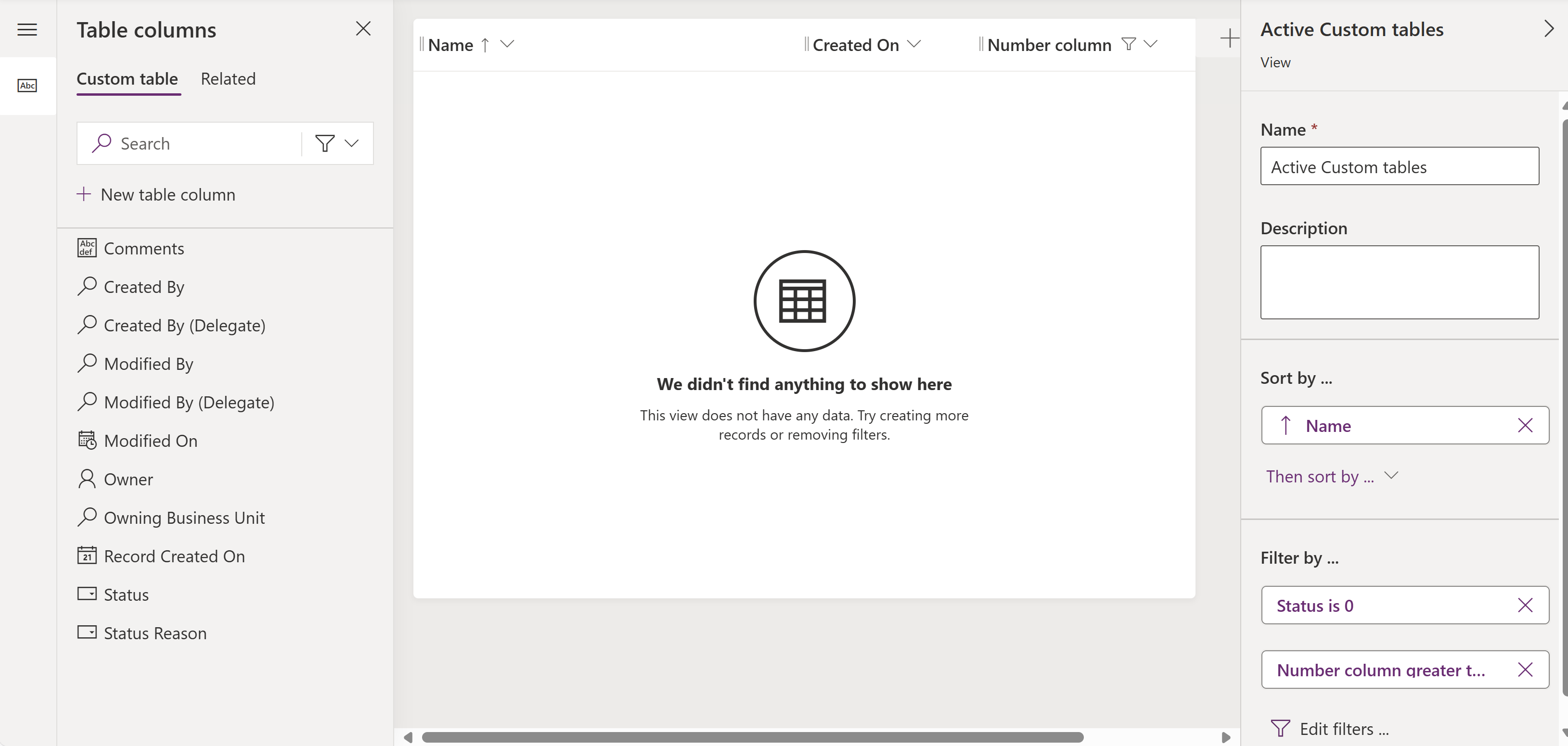 ビューの編集。