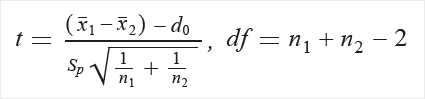 AML_Ttest-pooledSTD2 formula for pooled standard deviation