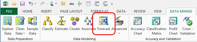 [データ マイニング] リボンの [関連付け] ウィザード