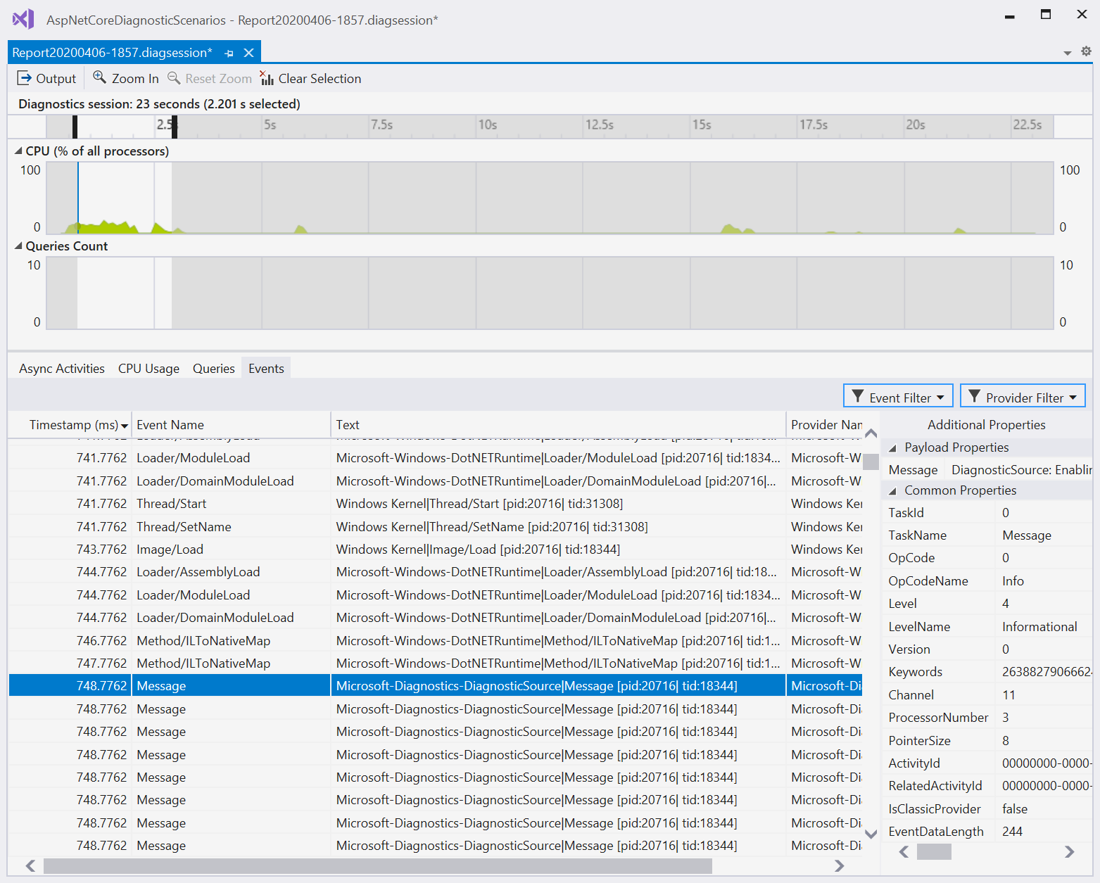 Diag Hub Time Filtering Diag Hub Time Filtering