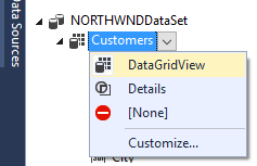 データ ソースを DataGridView にバインドする