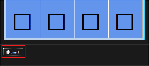 スクリーンショットは、フォームの下にタイマー アイコンを示しています。