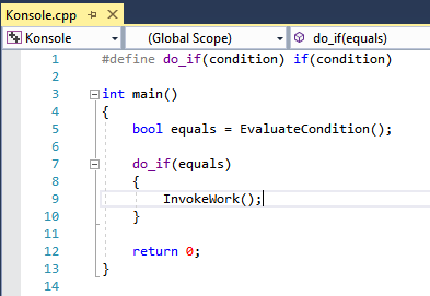 関数定義をスキップするタグ パーサーを示すスクリーンショット。