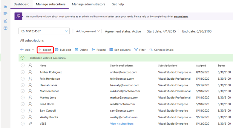 サブスクライバー