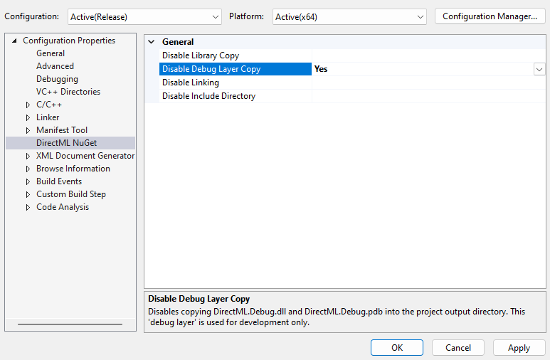 Visual Studio の再頒布可能デバッグ レイヤー