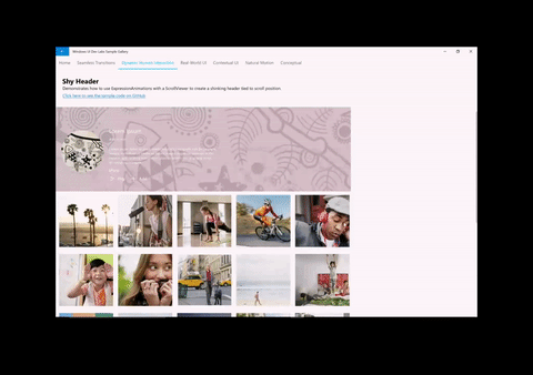 恥ずかしがり屋のヘッダー