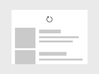 しきい値でのプルツーリフレッシュ