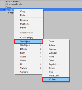 新しい 3D テキスト オブジェクトを作成する