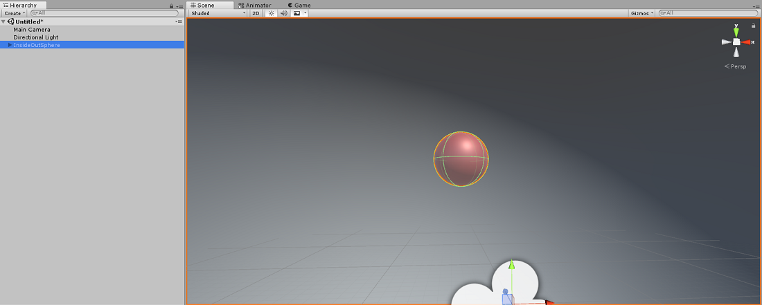 [プレハブ フォルダー] メニューと開発者環境のスクリーンショット。