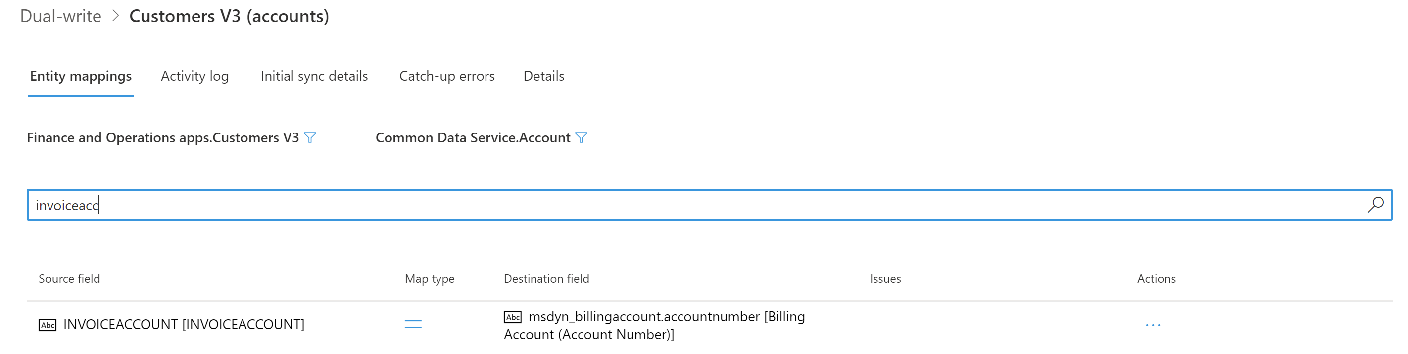 Slette kolonnen InvoiceAccount.