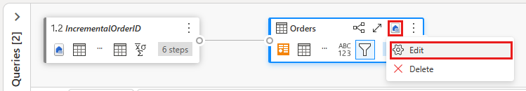 Skjermbilde som viser funksjonen rediger innstillinger for utdata.