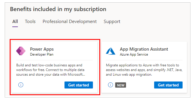 Power Apps-utviklerplan i Visual Studio Power Apps-utviklerplan i Visual Studio.