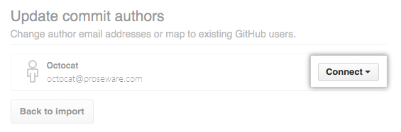 Skjermbilde av prosessen for oppretting av tilkobling.