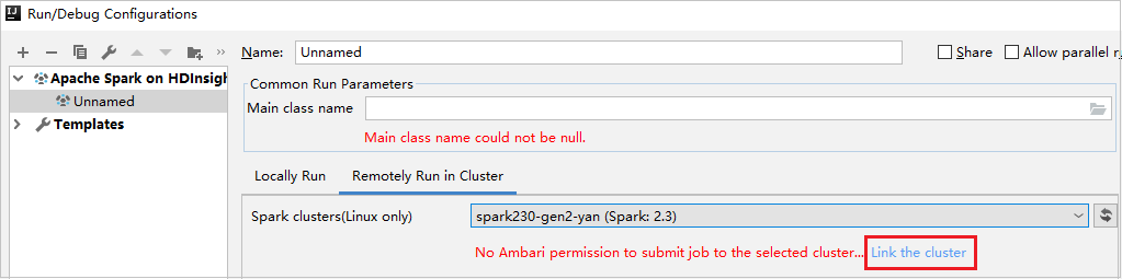 Configuratie voor intelliJ IDEA uitvoeren/foutopsporing maken.