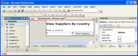 Een tekstvak toevoegen aan de pagina met id CountryName