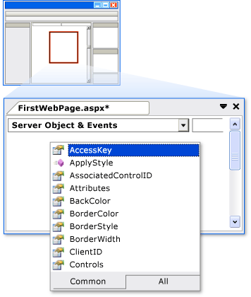 IntelliSense in codeweergave