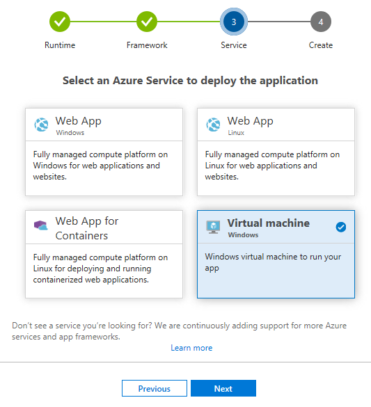 DevOps Project VM-optie