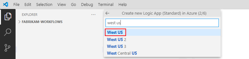 Schermopname van de prompt om een implementatielocatie te selecteren met Azure-regio's en aangepaste locatie voor Azure Arc-implementaties.