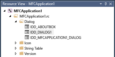 Open het dialoogvenster in de resource-editor.