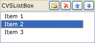 CVSListBox-besturingselement.