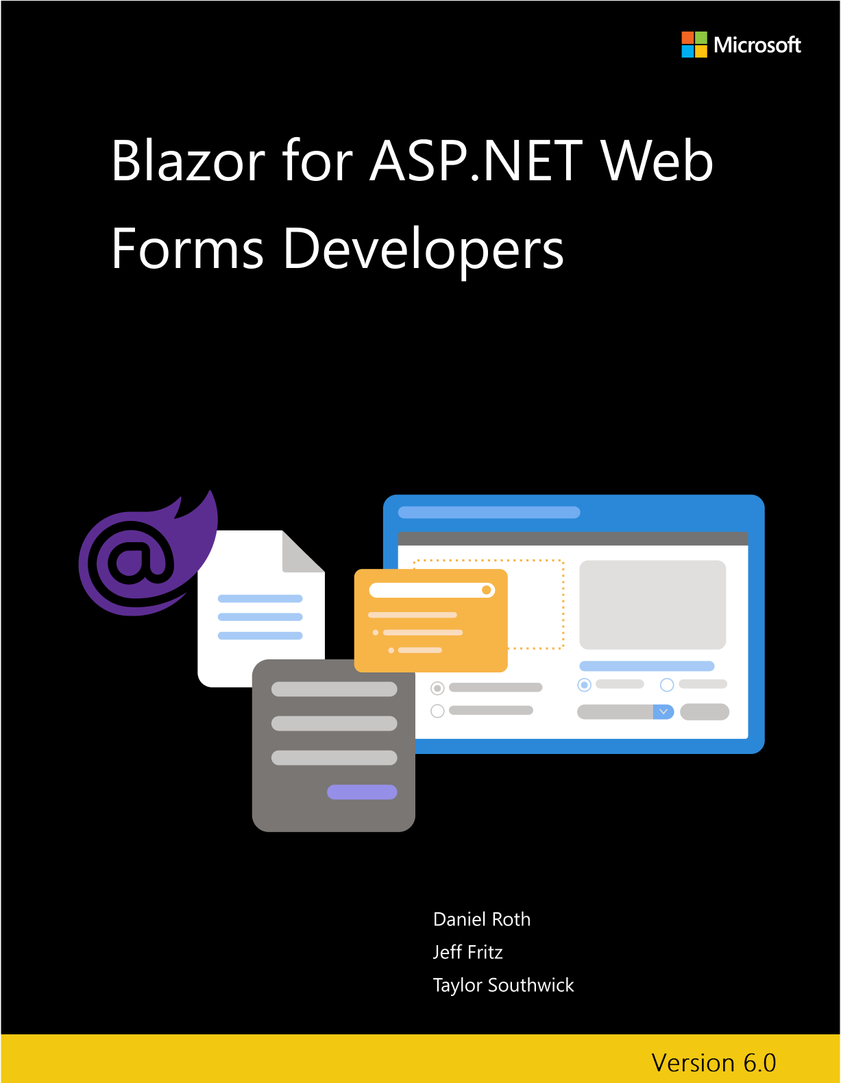 Blazor omslag voor ASP.NET Web Forms Developers e-book.