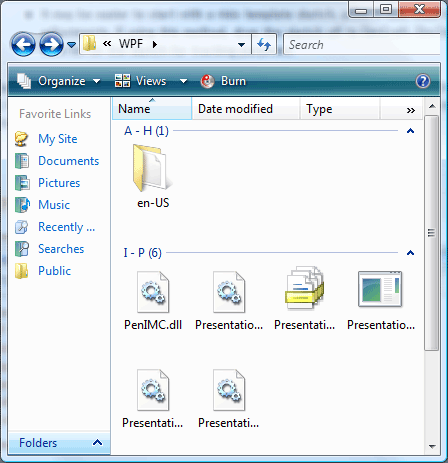 Windows Verkenner-weergave toont een onregelmatige indeling.