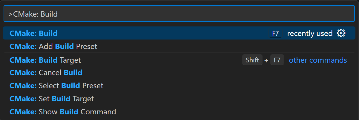 CMake-buildopdracht in Visual Studio Code