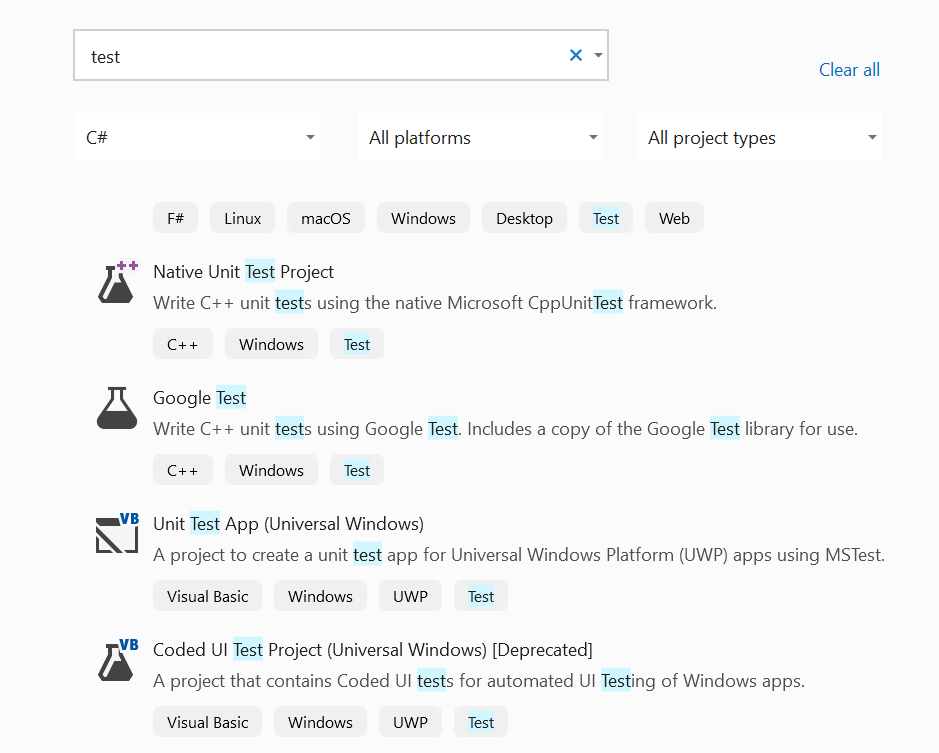Nieuwe Google Test Project-